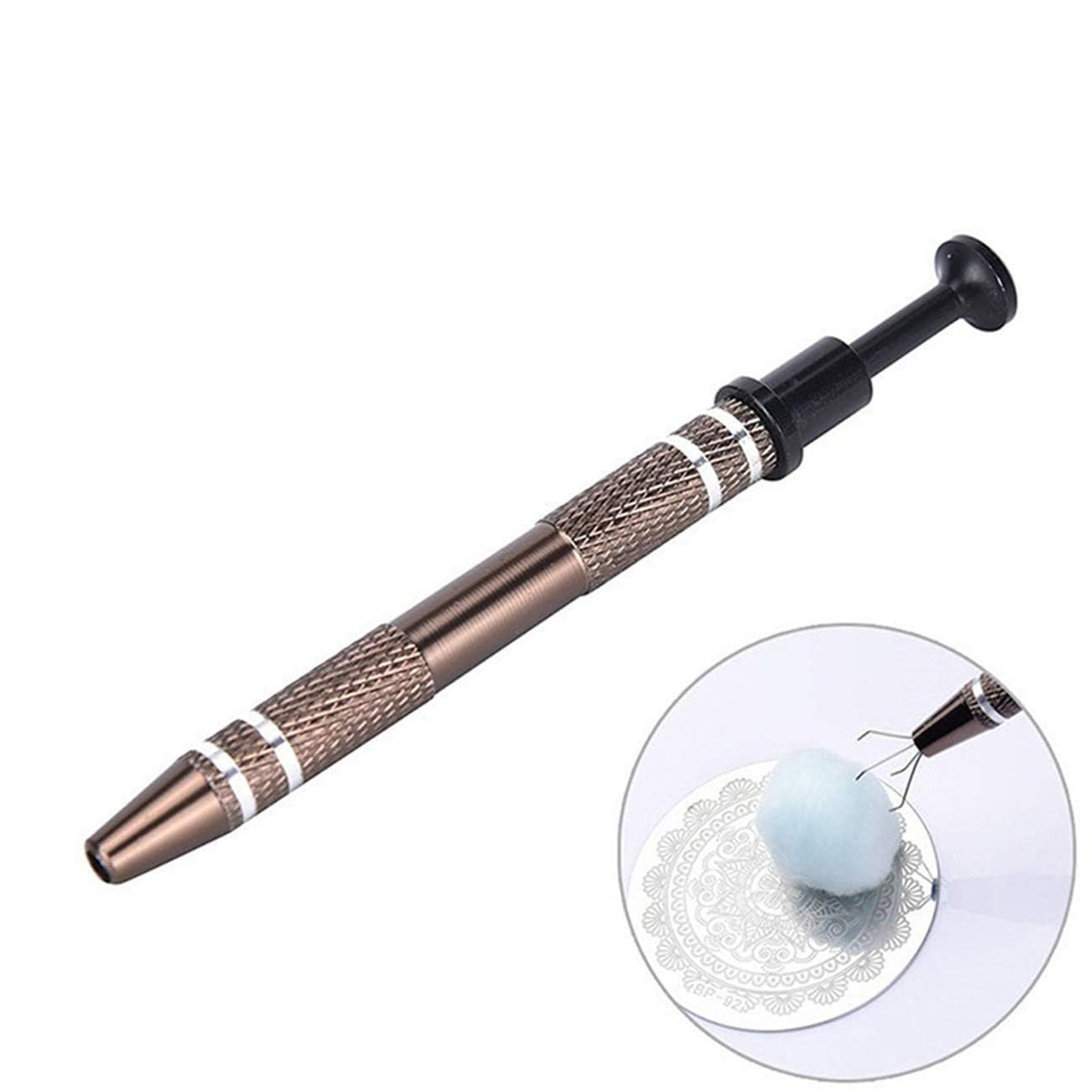 Rose Gold Manicure Saver Cotton Claw - Nail Art Stamping Plates & Cleaning Tool Set for Professional Nail Designs - Perfect for Salon, Home DIY & Nail Art Enthusiasts