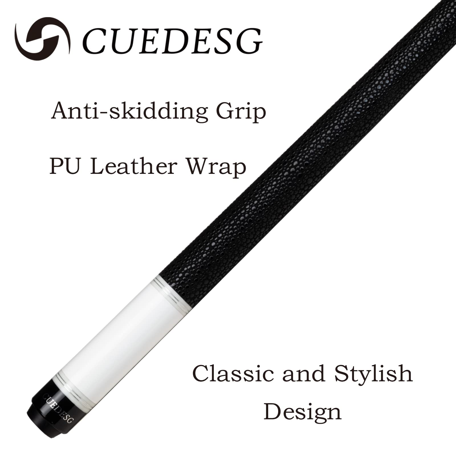 Premium Carbon Fiber Pool Cue Stick - 10.5mm/11.8mm/12.5mm Low Deflection Shaft | Professional Billiard Cue with Protective Case | Perfect for Tournament Play & Home Pool Tables