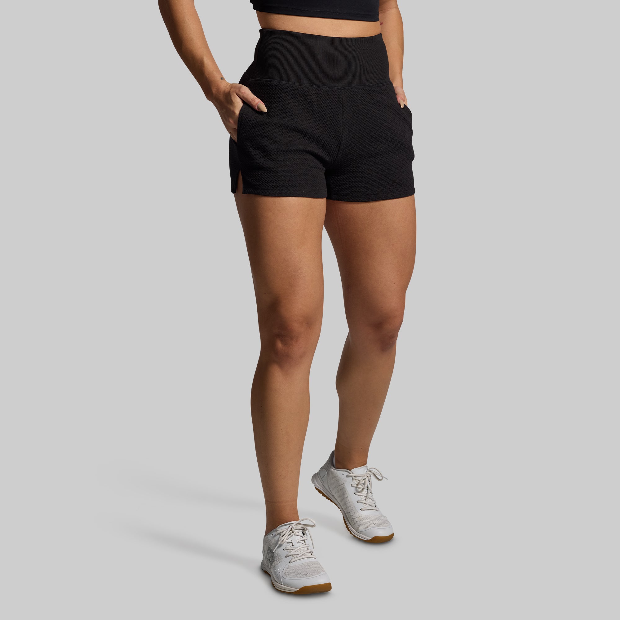 Women's Comfortable Revive Cloud Short Set - Soft Breathable Lounge Shorts & Top for Yoga, Running, and Home Relaxation (Black)