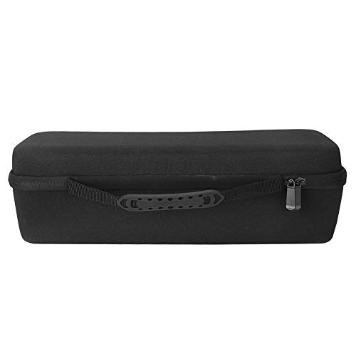 **PU Leather EVA Thickened Hair Dryer Brush Storage Bag - Waterproof Travel Organizer for Blow Dryer, Comb & Small Accessories | Home & On-the-Go Use**