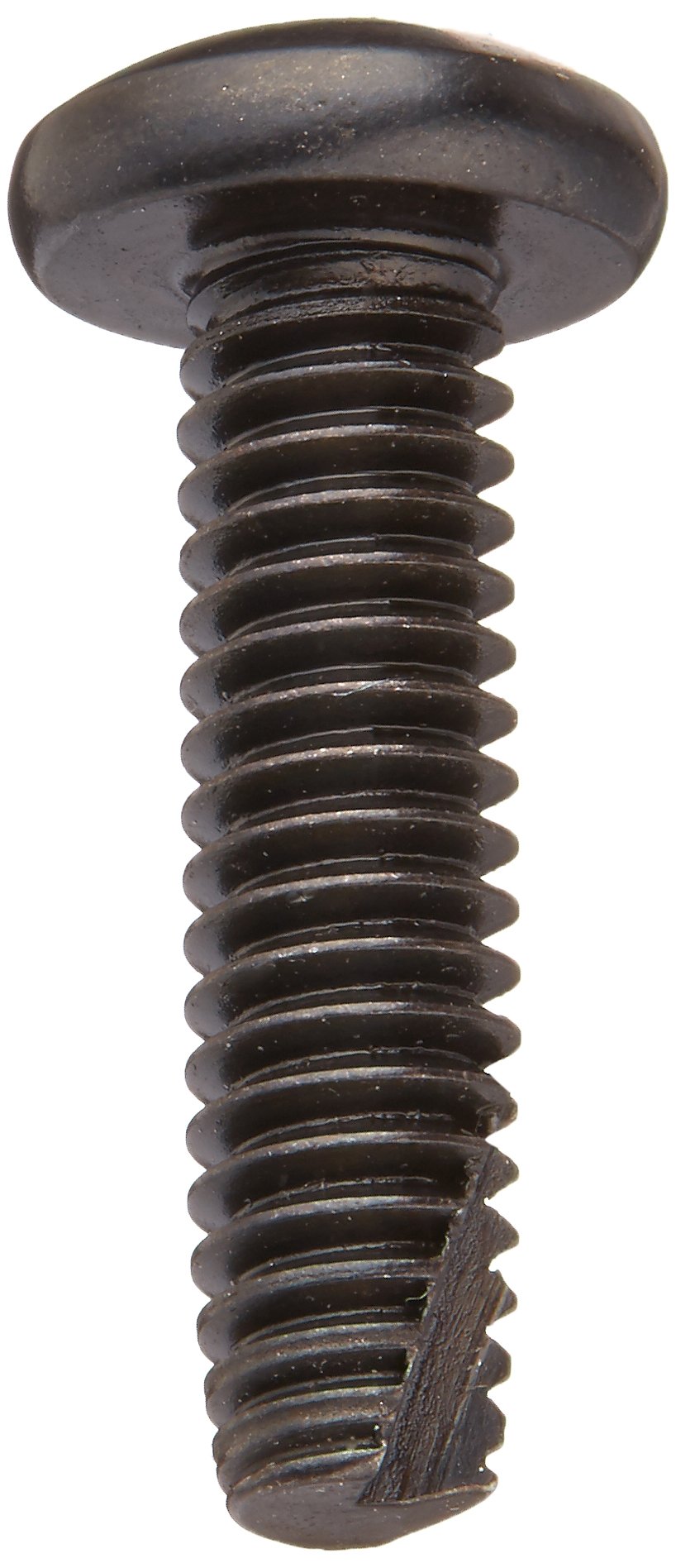 Small Parts 08103PPB Black Oxide Steel Thread Cutting Screw, Pan Head Phillips Drive Type 23, #8-32 Thread, 5/8