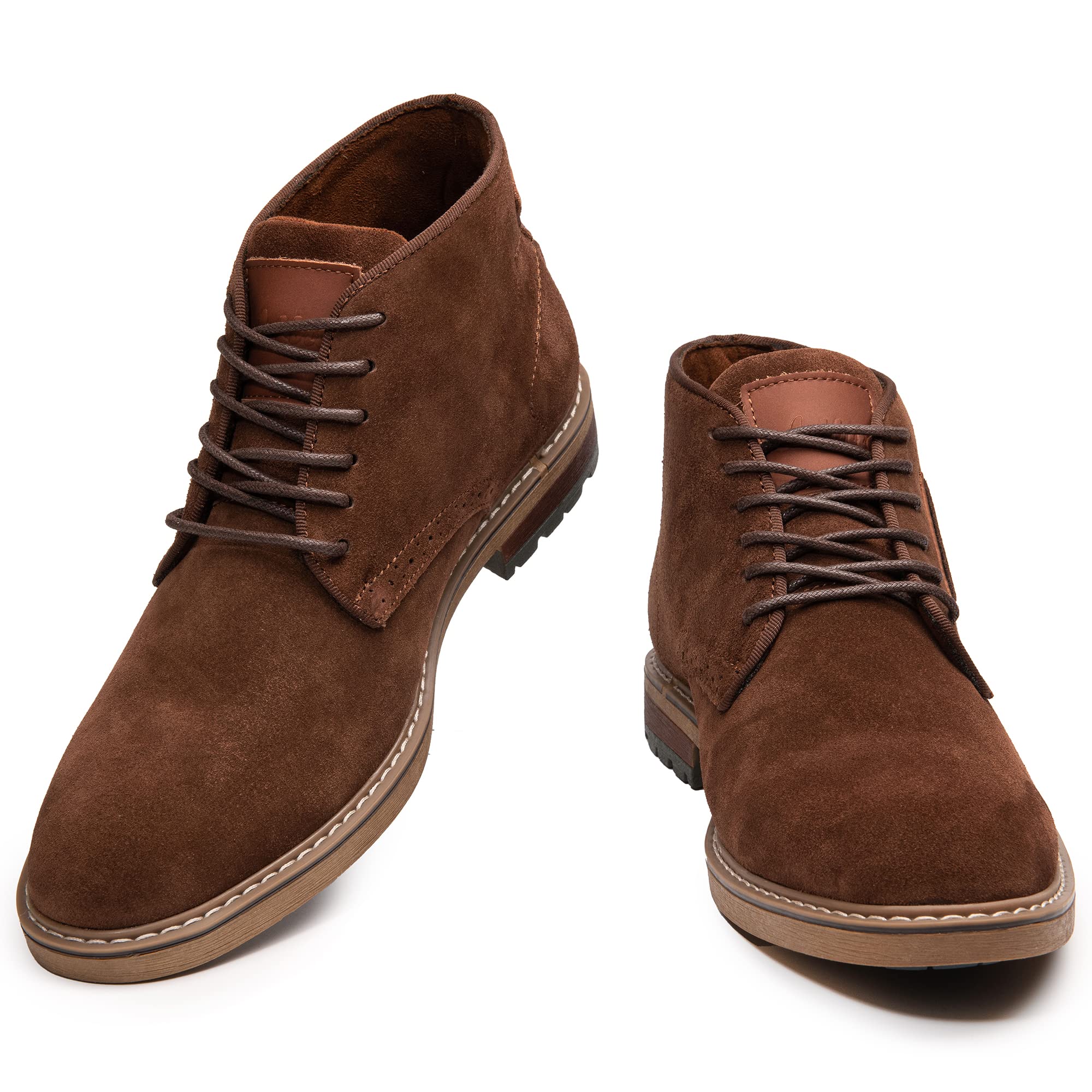Arkbird Men's Leather Oxford Dress Boots - Stylish & Comfortable Formal Boots for Business, Office & Special Occasions