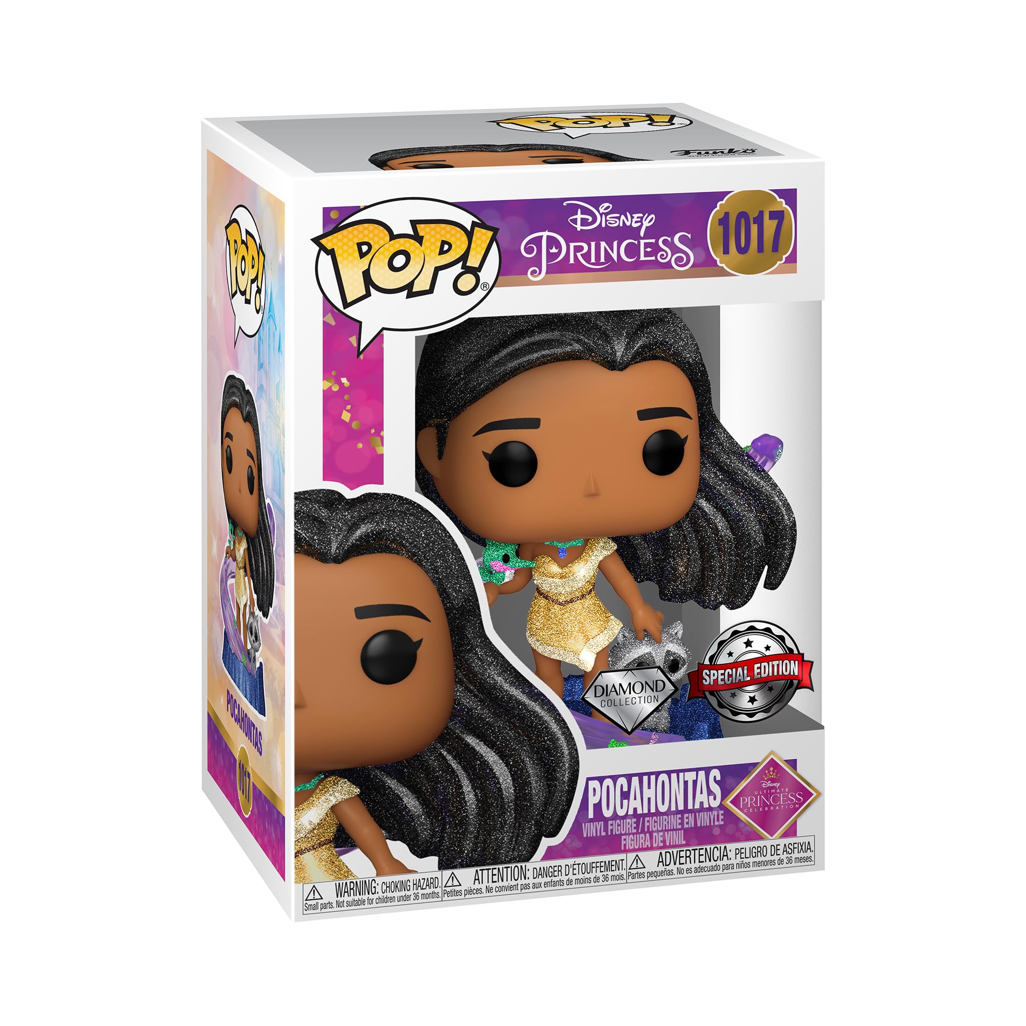 Disney Princess Pocahontas #1017 Funko Pop Vinyl Figure - Collectible Toy for Disney Fans, Perfect for Display & Gift Giving