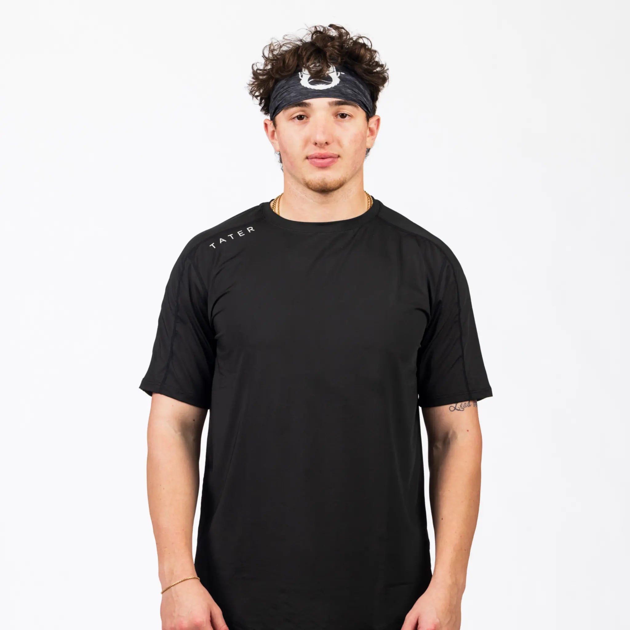 FUNDAMENTALS Men's Training T-Shirt - Black Workout Tee for Gym, Running & Casual Wear