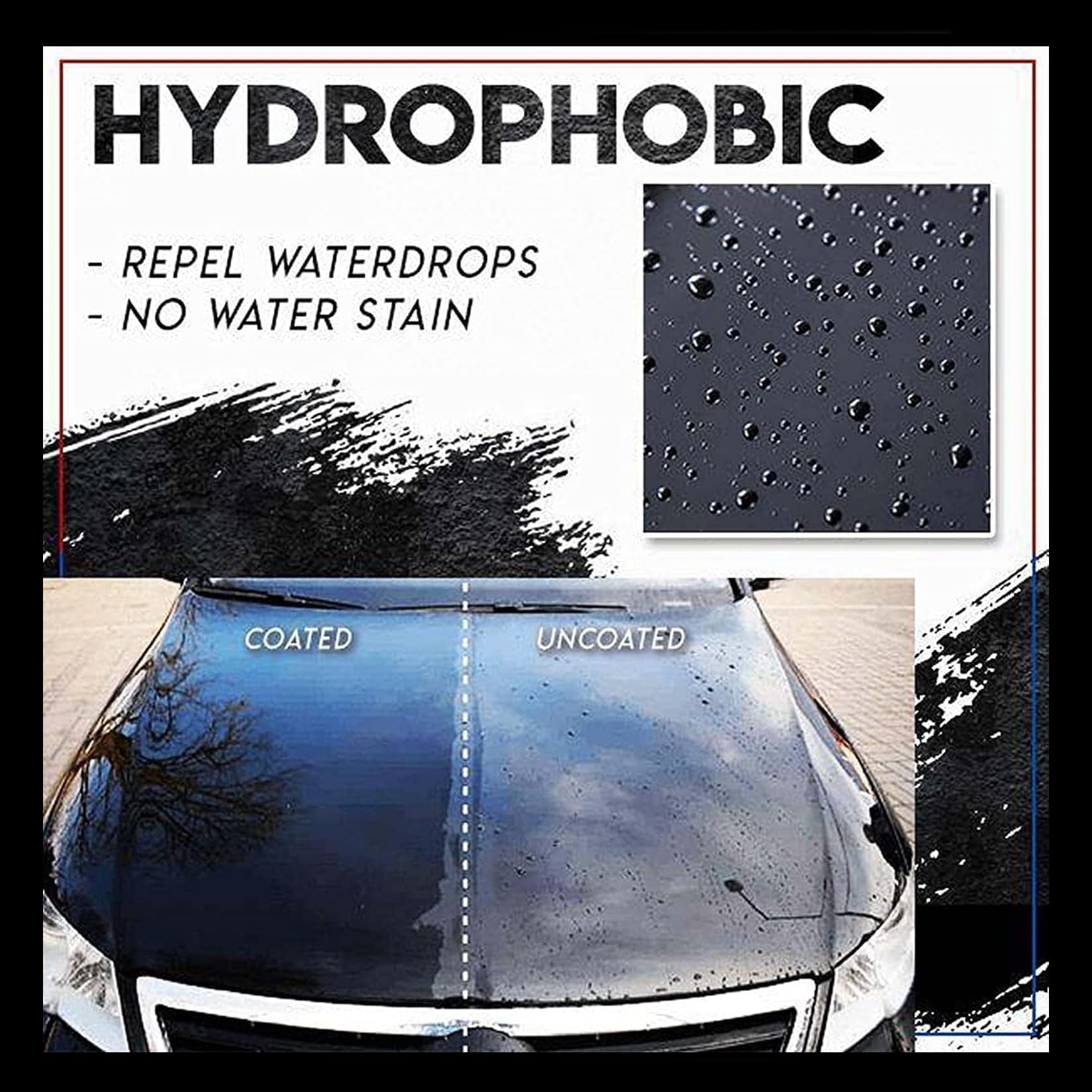 Premium Crystal Coating for Car Plastic Parts - Automotive Plastic Restorer & Protectant - 3-Pack Car Interior/Exterior Plastic Renovation Kit - Restores Shine & Protects Dashboards, Trim & Bumpers