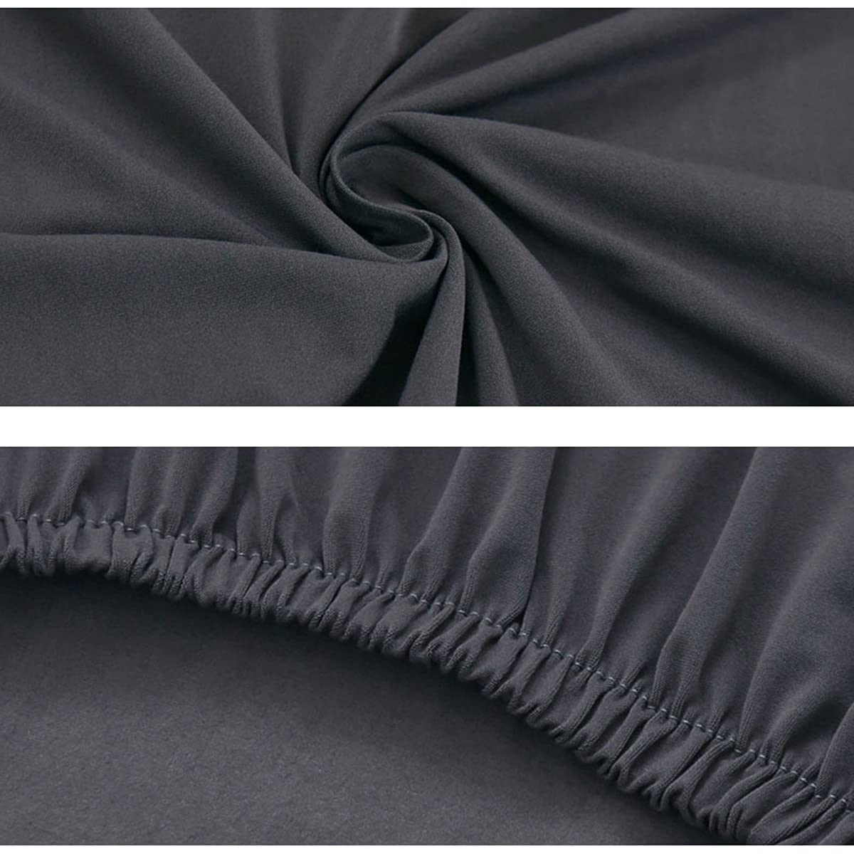 Stretchable Spandex Office Chair Covers - Washable & Removable 2-Piece Set, Soft Computer Chair Protector for Home & Hotel Use - Green | Perfect for Home Office, Conference Rooms & Guest Rooms