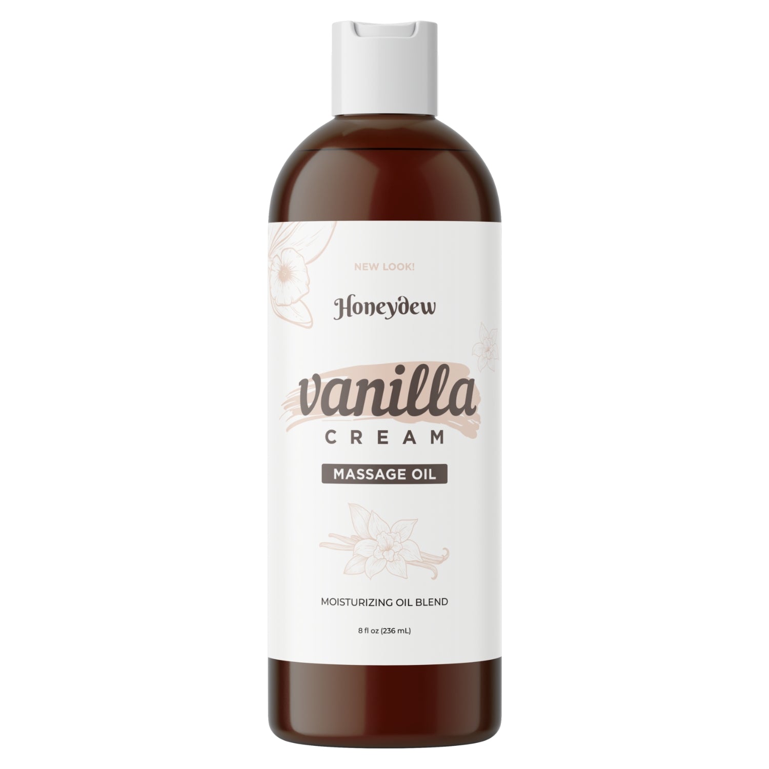 Vanilla Cream Massage Oil - Relaxing & Moisturizing Body Oil for Couples Massage, Aromatherapy & Sensual Massage - Perfect for Romantic Nights & Spa Days