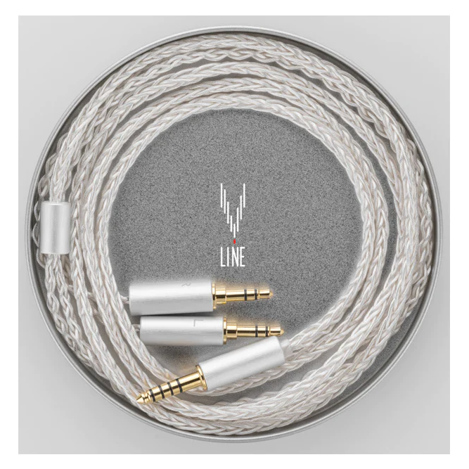 MoonDrop Line V Headphone Upgrade Cable - High-Quality Replacement Audio Cable for Enhanced Sound | Perfect for Audiophiles & Studio Use
