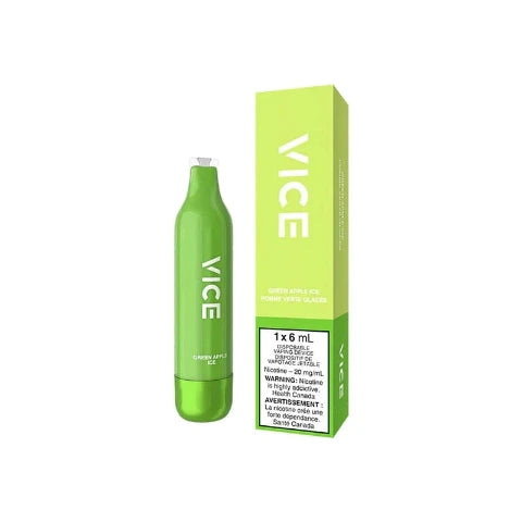 VICE 2500 Puffs Disposable Vape Pen - 6 Pack (Alberta) | Rechargeable & Portable for Travel, Parties, and On-the-Go Vaping