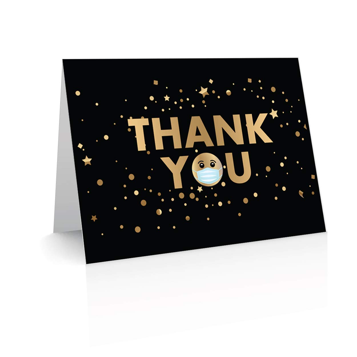 Premium Thank You Cards with Envelopes - 6.25” x 4.5” Bulk Pack of 10 Thick Greeting Cards for Christmas, Valentine’s Day, New Year, Baby Shower, Wedding & Small Business - Perfect for Customer Appreciation, Party Favors & Special Occasions