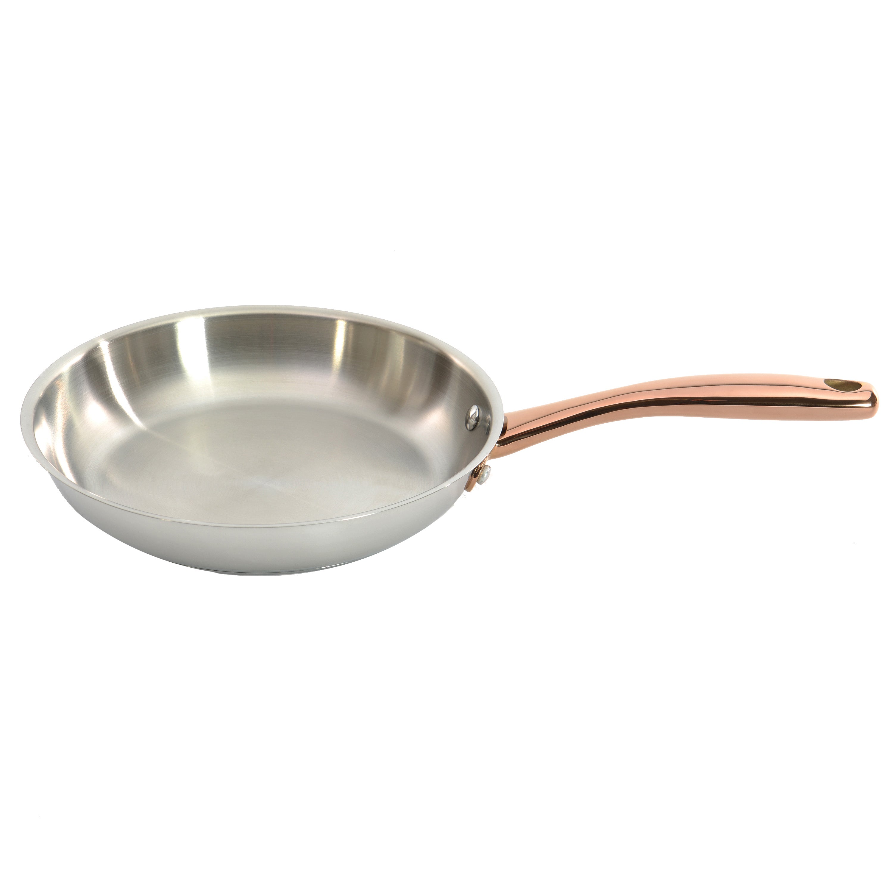 BergHOFF Ouro Gold 11-Piece 18/10 Stainless Steel Cookware Set with Stainless Steel Lids & Rose Gold Handles - Premium Kitchen Cookware for Professional Chefs & Home Cooking