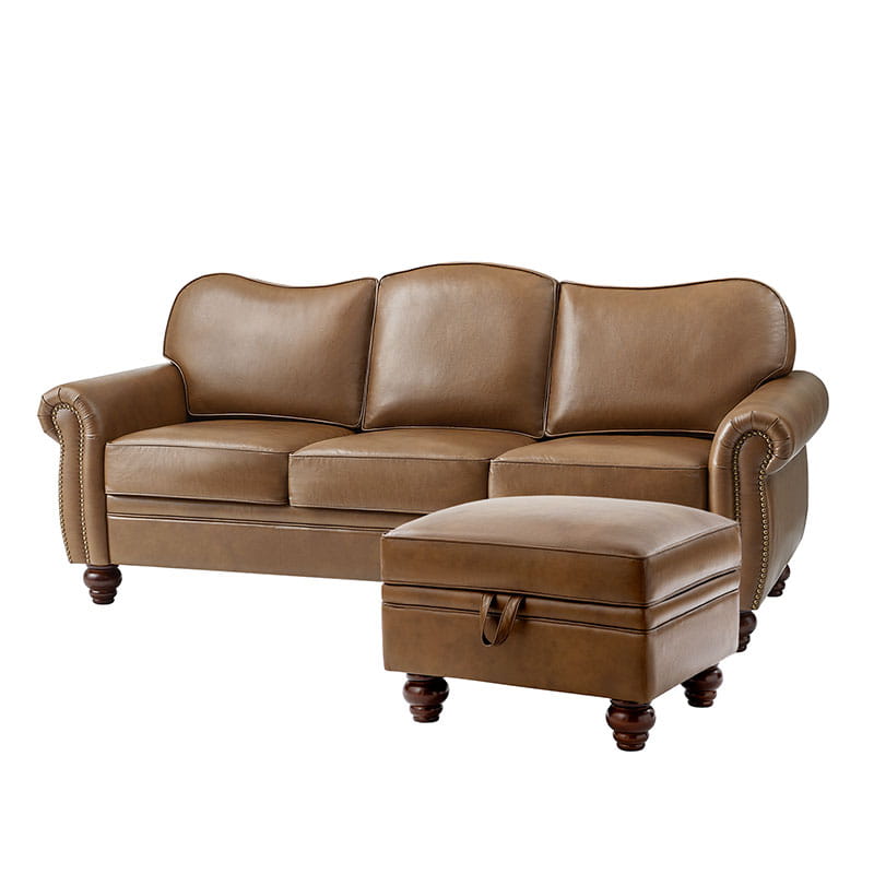 Amelia 2-Piece Living Room Furniture Set - Sofa & Loveseat (Multiple Styles Available) - Perfect for Small Spaces & Cozy Apartments