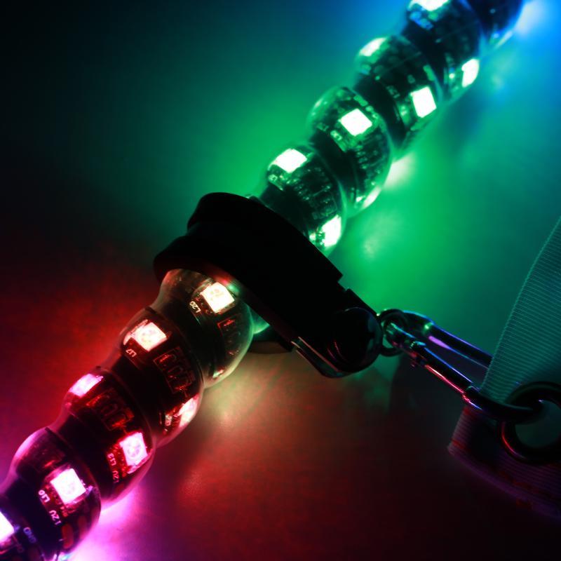 Best RGB LED Whip Lights & Flagpole Light Brackets Combo for Can Am Maverick X3 (2017-2021) - 3FT/4FT Off-Road Lighting Kit for Night Rides & Trail Adventures