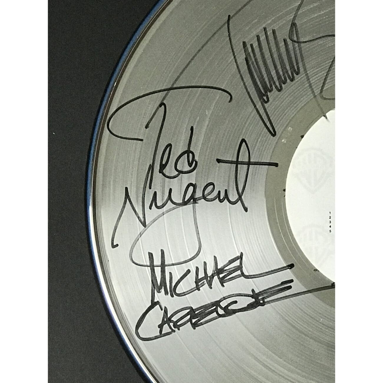Damn Yankees RIAA Platinum Award Signed by Band with BAS COA - Authentic Collectible for Music Fans & Memorabilia Enthusiasts