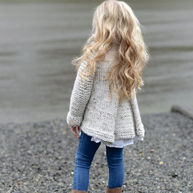 Adorable Baby Girl Cardigan Sweater Coat - Soft Knit Outerwear for Infants & Toddlers - Perfect for Family Photos, Playdates & Special Occasions