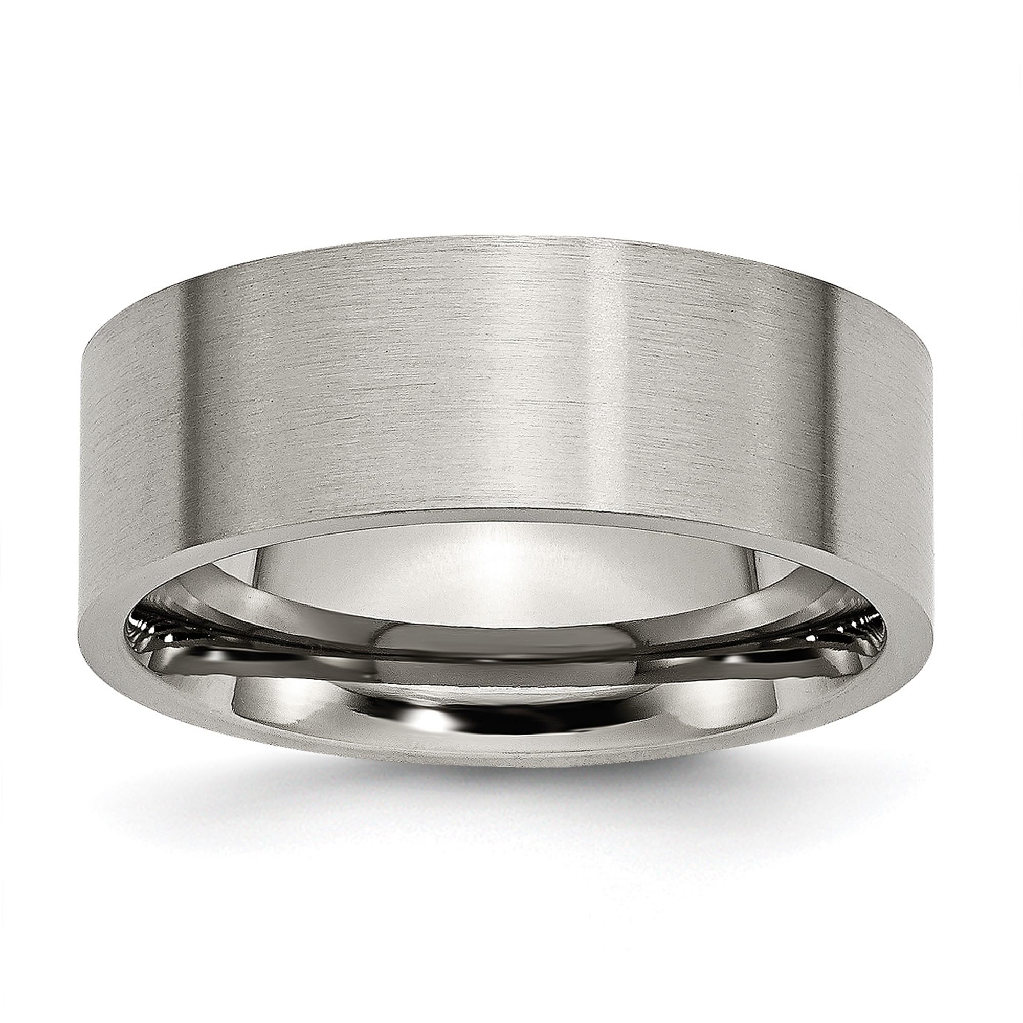 Titanium 8mm Plain Classic Wedding Band Ring for Men & Women - Durable, Hypoallergenic & Comfort Fit - Perfect for Engagement, Anniversary & Everyday Wear