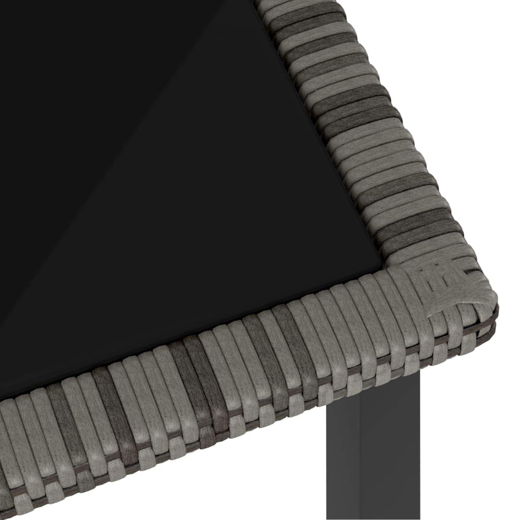 Gray Outdoor Patio Dining Table 27.6
