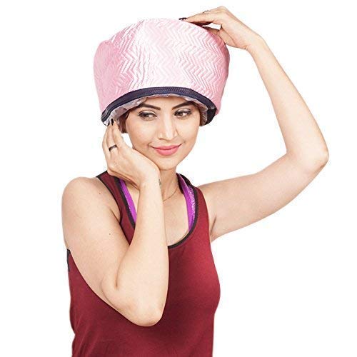 Thermal Hair Spa Cap with Steamer - Nourishing & Heating Hair Treatment Cap for Women - Perfect for At-Home Hair Care, Salon Treatments & Deep Conditioning