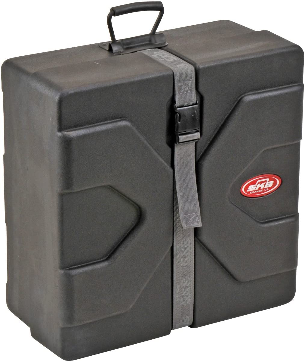 SKB 5x15 Square Snare Drum Case with Padded Interior Protection - Lightweight Durable Hard Shell for Drum Storage & Transport - Perfect for Gigging Musicians, Studio Sessions & School Band Use