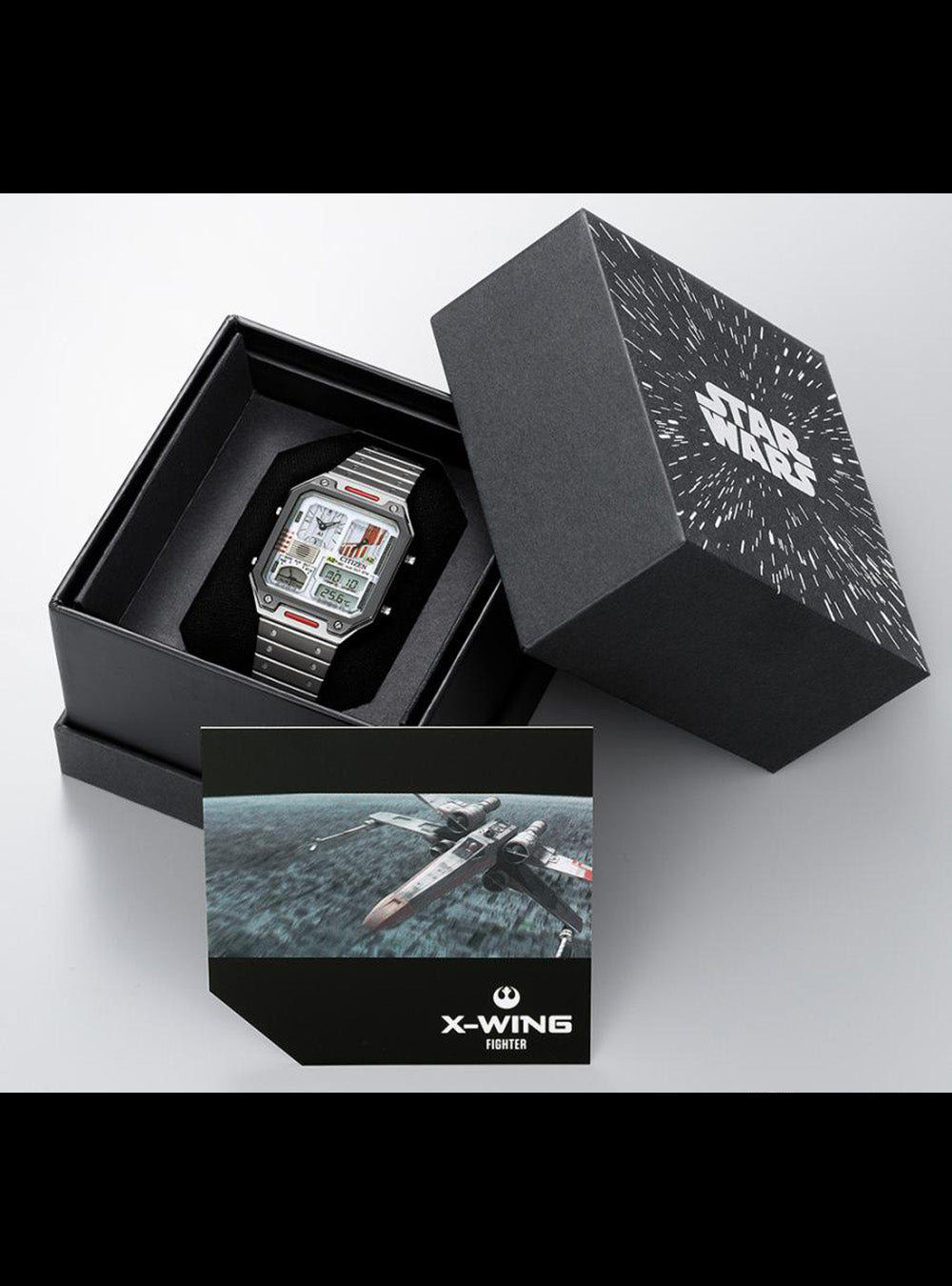 CITIZEN Eco-Drive X Wing JG2131-51H Limited Edition Men's Watch with Thermo Sensor - Japan JDM Movement - Perfect for Collectors & Aviation Enthusiasts