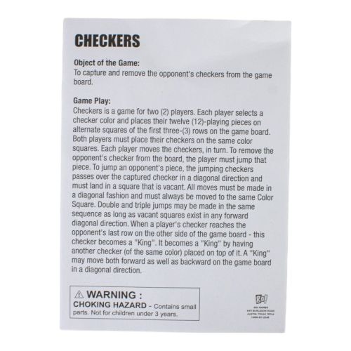Premium Classic Checkers Set - Natural Wood Board Game for Adults & Kids - Perfect for Family Game Nights, Travel & Indoor Entertainment