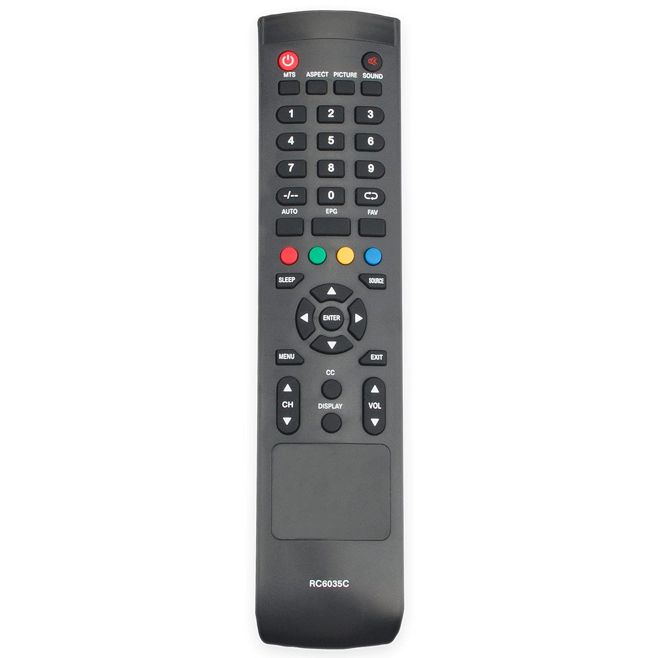 Replacement Remote Control for Cielo TV LED LCD HDTV - Compatible with RC6010C, TE24T7H, TE247AH-GY, TE247AH-PK-PR Models - Perfect for Home Entertainment & TV Setup