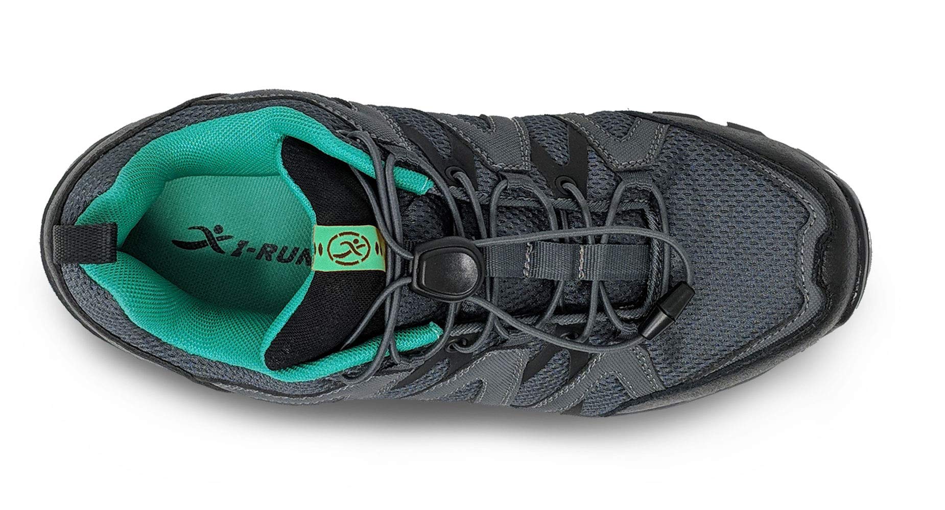 Men's Explorer Leather & Mesh Hiking Shoes - Lightweight Outdoor Trekking Footwear for Mountain Climbing & Trail Walking