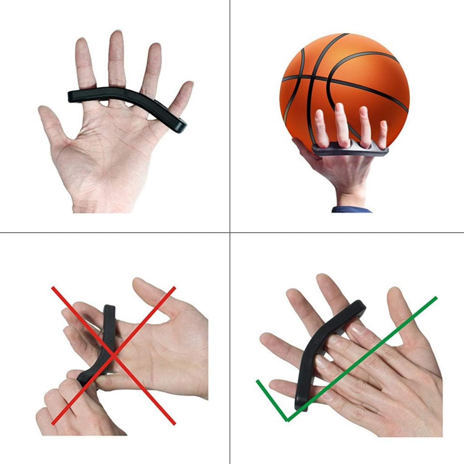 Haploon 5.3 Inch Basketball Shooting Trainer - Basketball Training Equipment for Youth & Adults | Improve Shooting Accuracy & Form | Perfect for Home, Gym & Court Practice