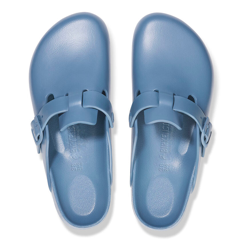 Birkenstock Boston Essentials EVA Clogs in Elemental Blue | Comfortable & Lightweight Unisex Slides for Men & Women | Perfect for Home, Garden, Beach & Casual Wear