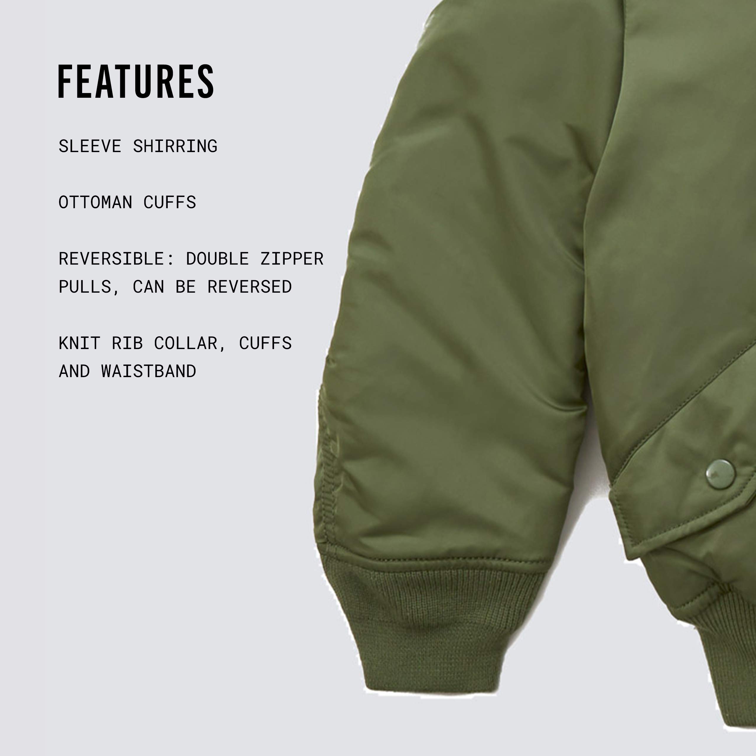 Alpha Industries Boys' MA-1 Flight Jacket - Classic Bomber Jacket for Kids, Water-Resistant & Warm - Perfect for School, Outdoor Adventures & Winter Fashion