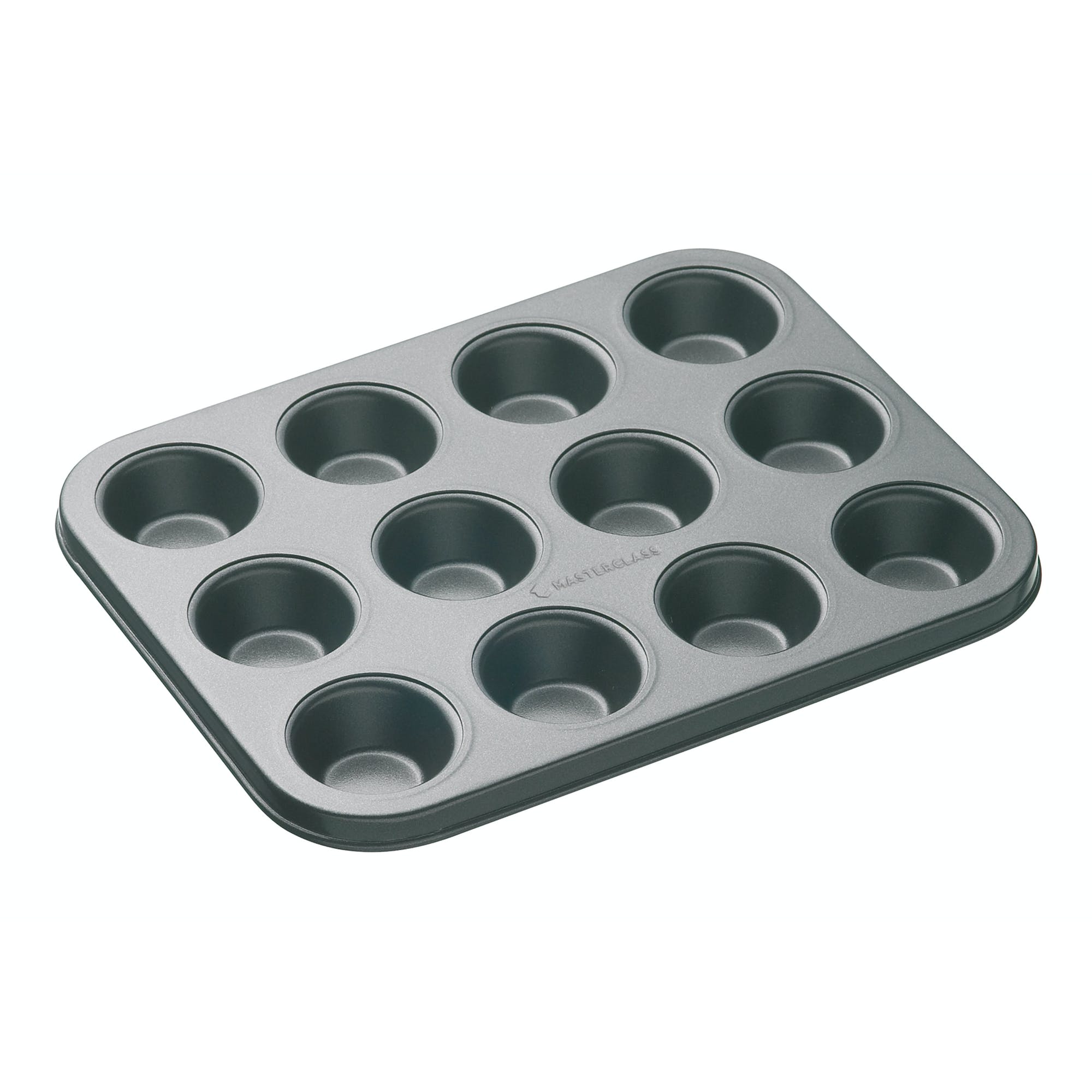 MasterClass Non-Stick 12-Cavity Mini Muffin Pan - Perfect for Baking Cupcakes, Muffins & Bite-Sized Treats at Home