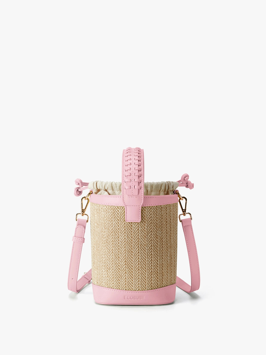 Stylish Marina Raffia Straw Bucket Bag for Women - Summer Beach Tote, Boho Chic Handbag for Travel, Shopping & Outdoor Activities