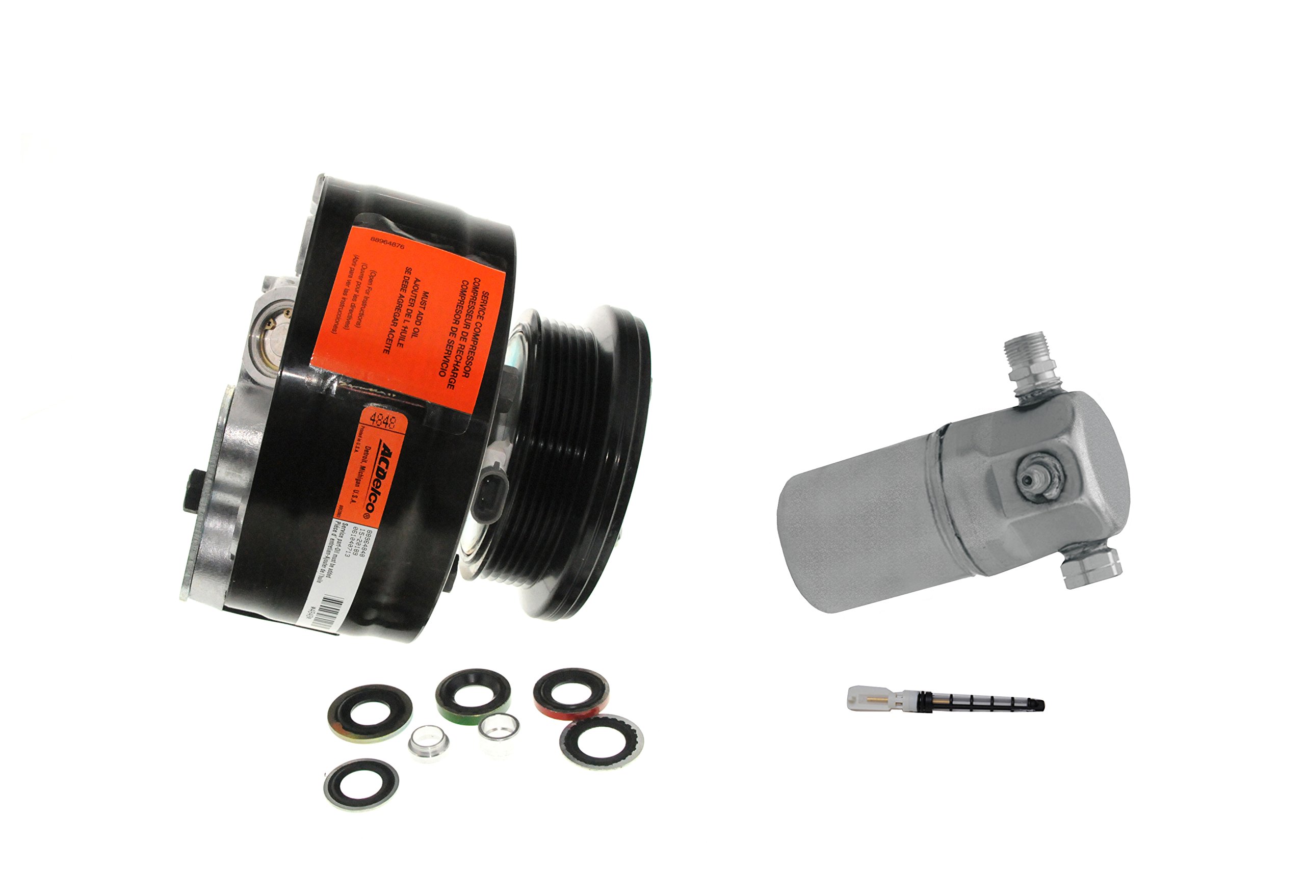 ACDelco K-1043 Air Conditioning Compressor Kit - Complete AC System Replacement Parts for Cars & Trucks | Perfect for DIY Auto Repair & Summer Cooling Maintenance