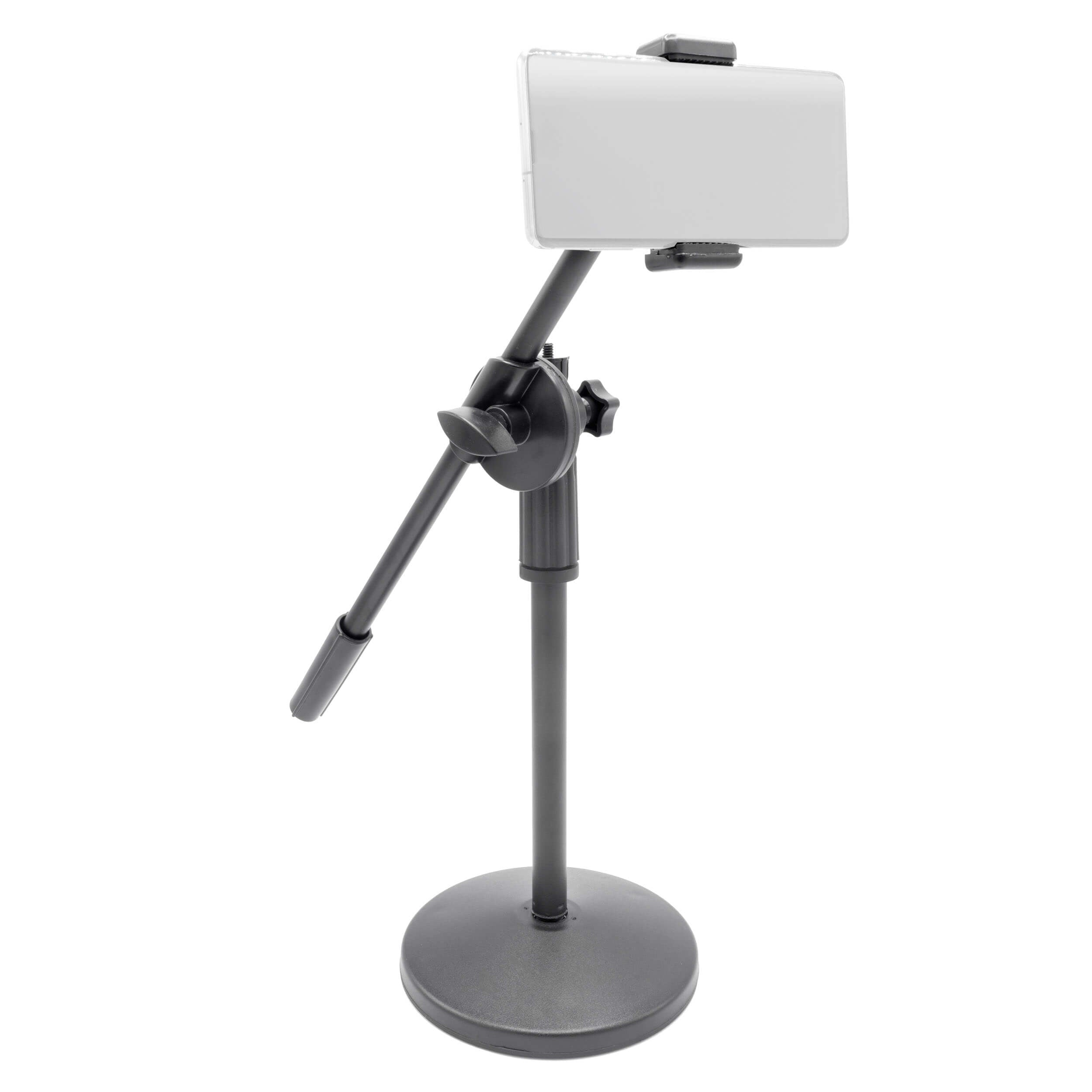 360° Adjustable Smartphone Table Top Boom Stand - Perfect for Flat Lay Photography, Live Streaming & Video Recording - Ideal for Content Creators, Vloggers & Social Media Influencers