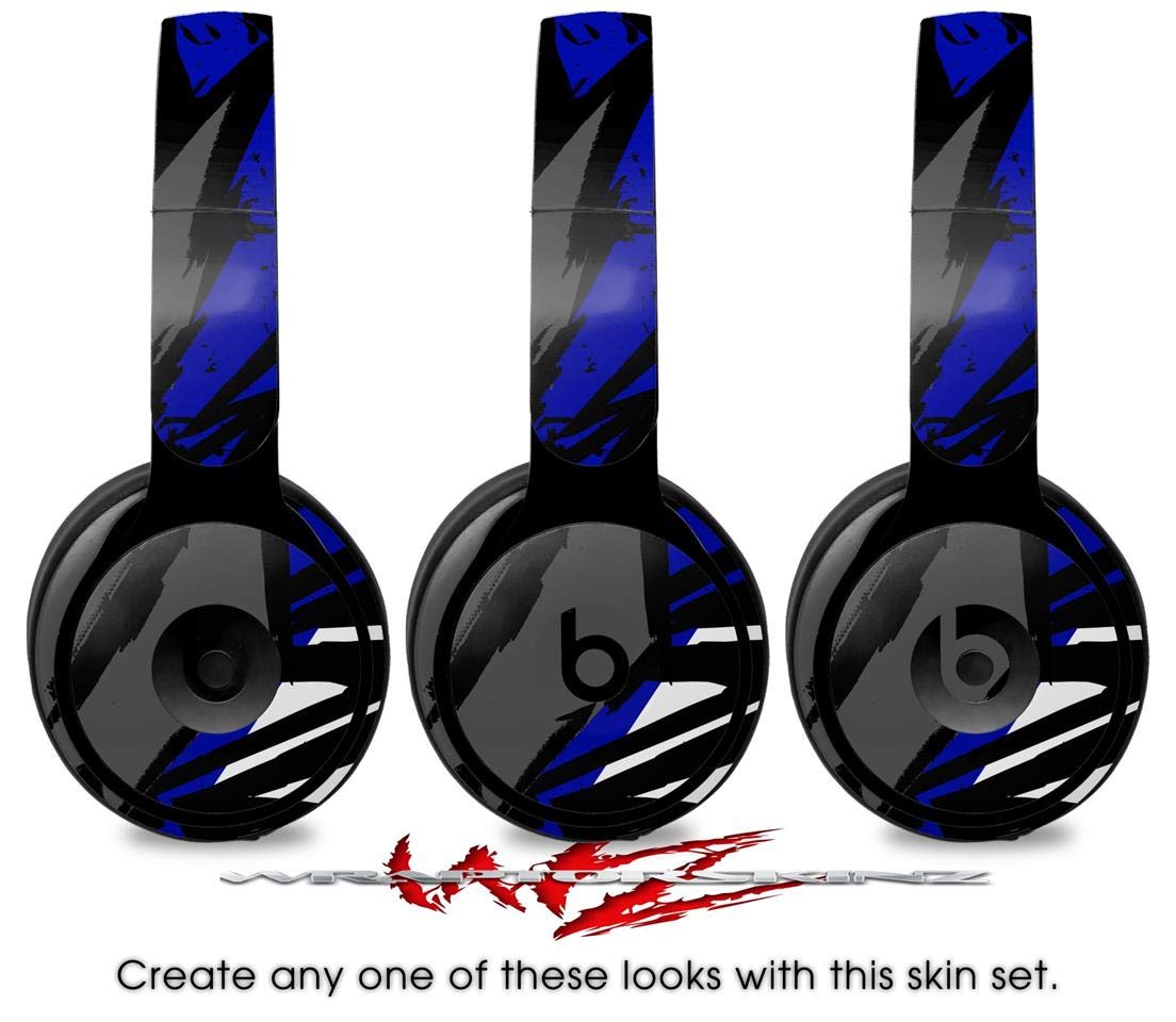 Beats Solo Pro Headphones Skin Decal Wrap - Baja 0040 Blue Royal Protective Vinyl Sticker Cover (Headphones Not Included) | Perfect for Gym, Travel & Daily Use