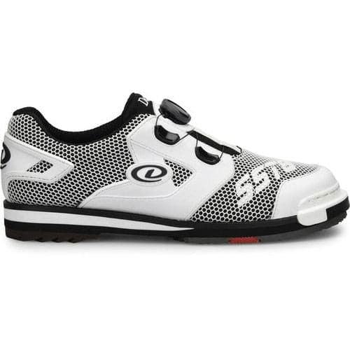 **Dexter Men's SST 8 Power Frame BOA Bowling Shoes – Wide Width, Black/White – Right & Left Hand Options – Perfect for Competitive & League Bowling**