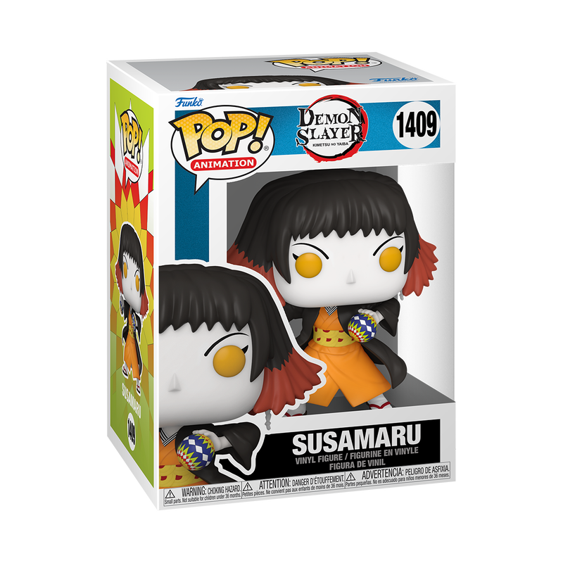 Susamaru Funko Pop! Demon Slayer Anime Figure #1409 with Protector Case - Perfect for Collectors, Gifts, and Anime Displays