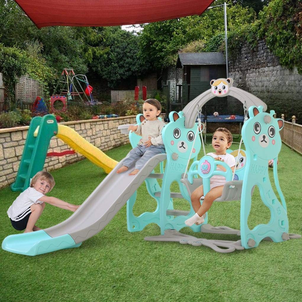 Vin Toddler Climbing and Swing Set - Indoor & Outdoor Play Equipment for Kids - Perfect for Backyard, Playroom, and Park Adventures