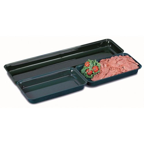 Premium Delfin Black Acrylic Serving Tray - 24