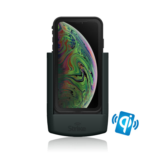 iPhone XS Max Wireless Charging Car Mount Holder - Compatible with LifeProof Case - Perfect for Driving, Commuting & Hands-Free Navigation