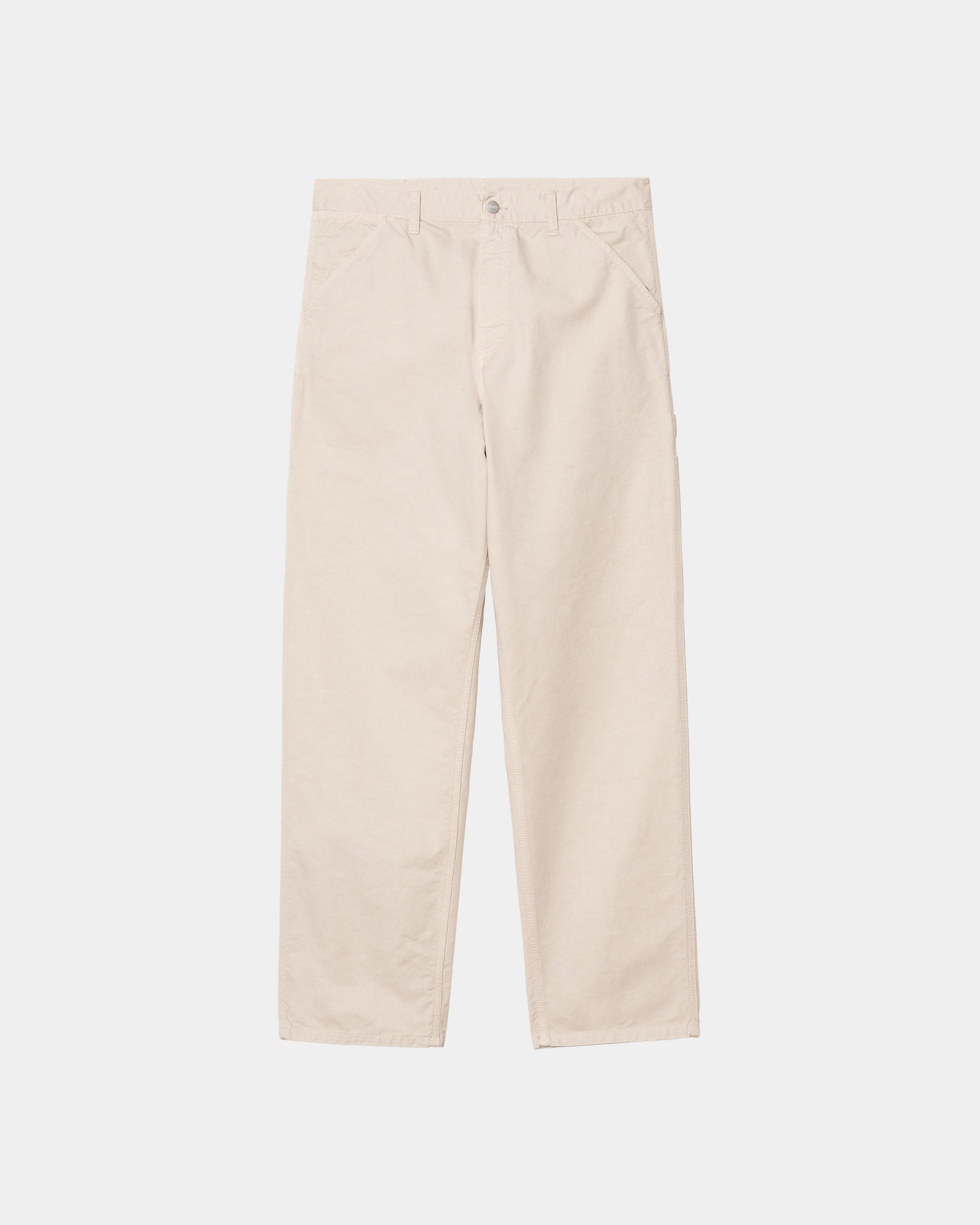 Single Knee Pant Drill | Fleur De Sel Garment Dyed Work Pants for Men - Durable & Stylish for Construction, Hiking & Outdoor Activities