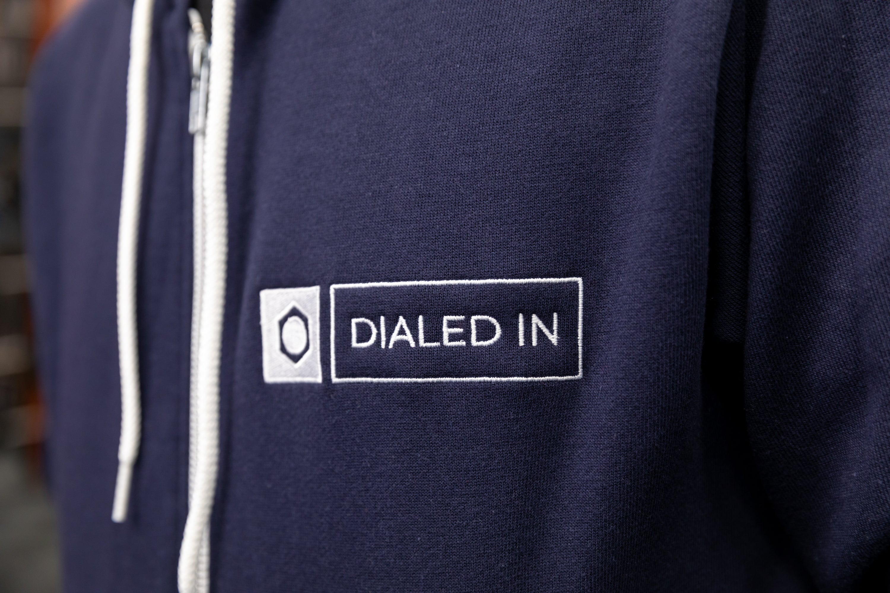 Dialed In Zip Up Hoodie for Men & Women | Comfortable Fleece Pullover with Front Pockets | Perfect for Gym, Running & Casual Wear