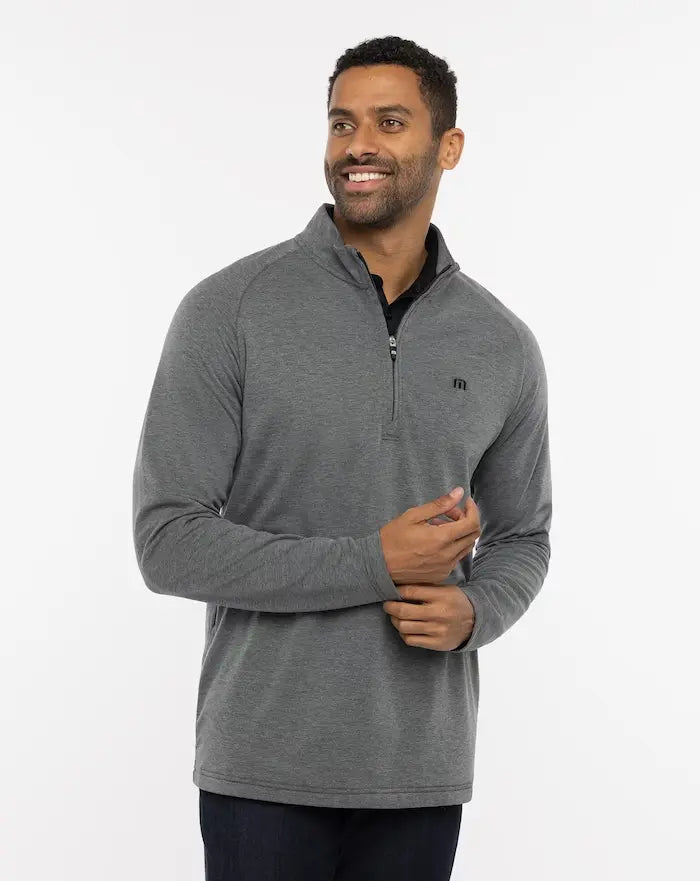 Upgraded Quarter Zip Sweatshirt for Men - Lightweight Fleece Pullover with Zipper - Perfect for Outdoor Activities, Gym & Casual Wear
