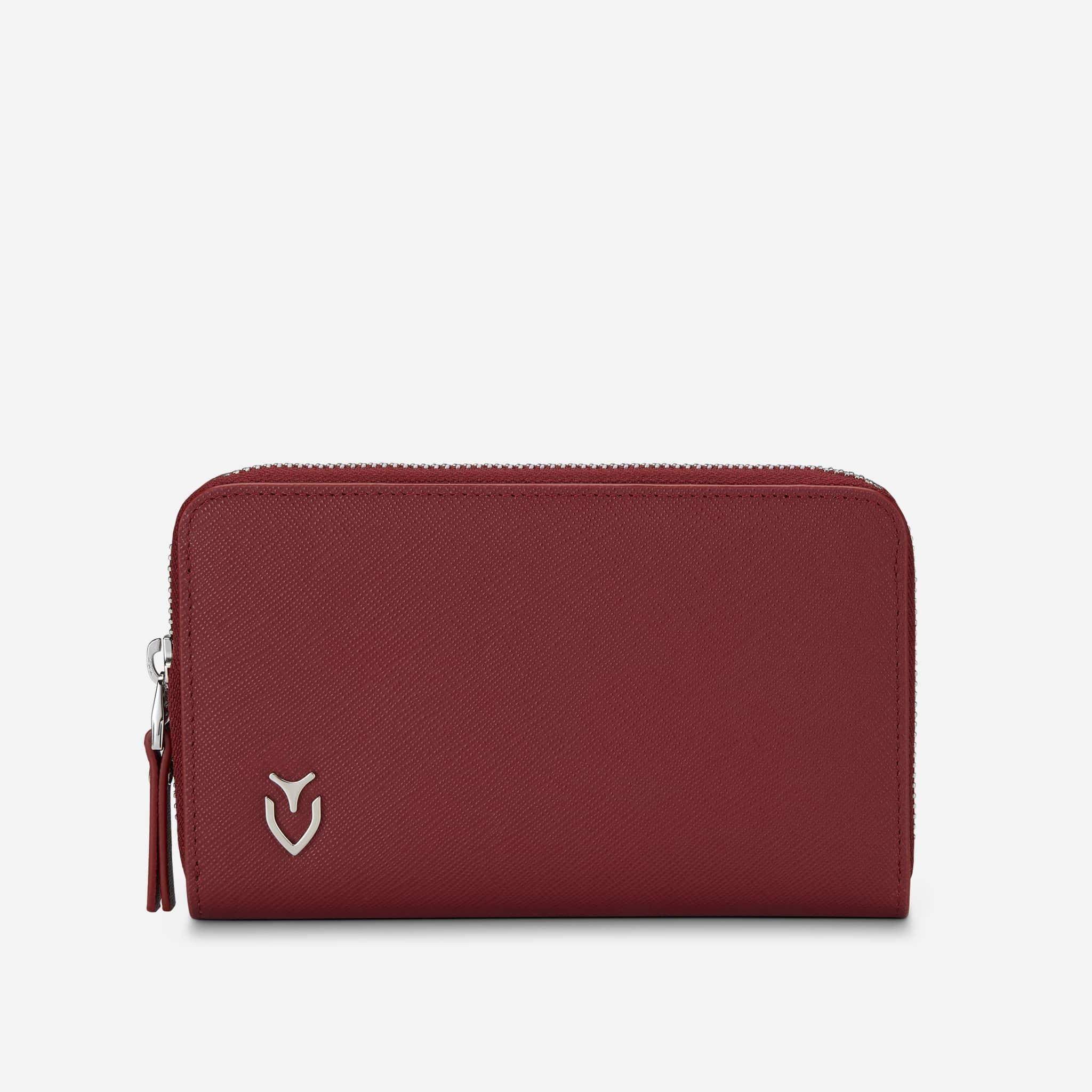 Genuine Leather Essentials Pouch - Premium Travel Organizer for Wallet, Keys & Accessories - Perfect for Men & Women on the Go