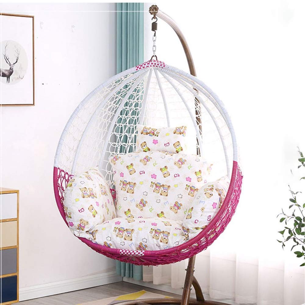 Thickened Hanging Basket Seat Cushion - Comfortable Swing Chair Pad for Indoor/Outdoor Use, Durable Hammock & Egg Chair Cushion - Perfect for Garden, Patio, Balcony (Color: B)
