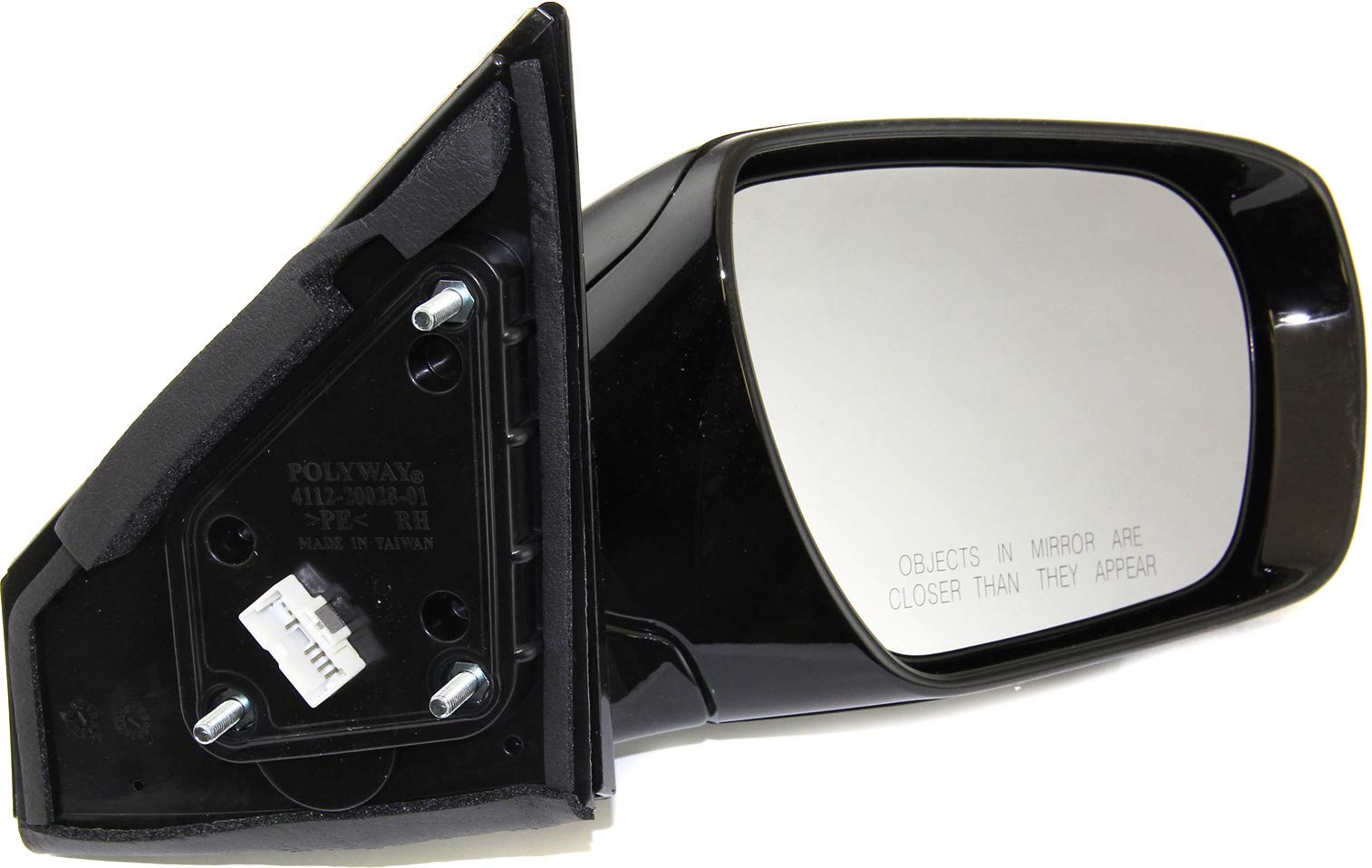 2013-2017 Hyundai Santa Fe Sport Power Heated Side Mirrors with Turn Signal - Driver & Passenger Side Replacement - All-Weather Visibility for Safe Driving