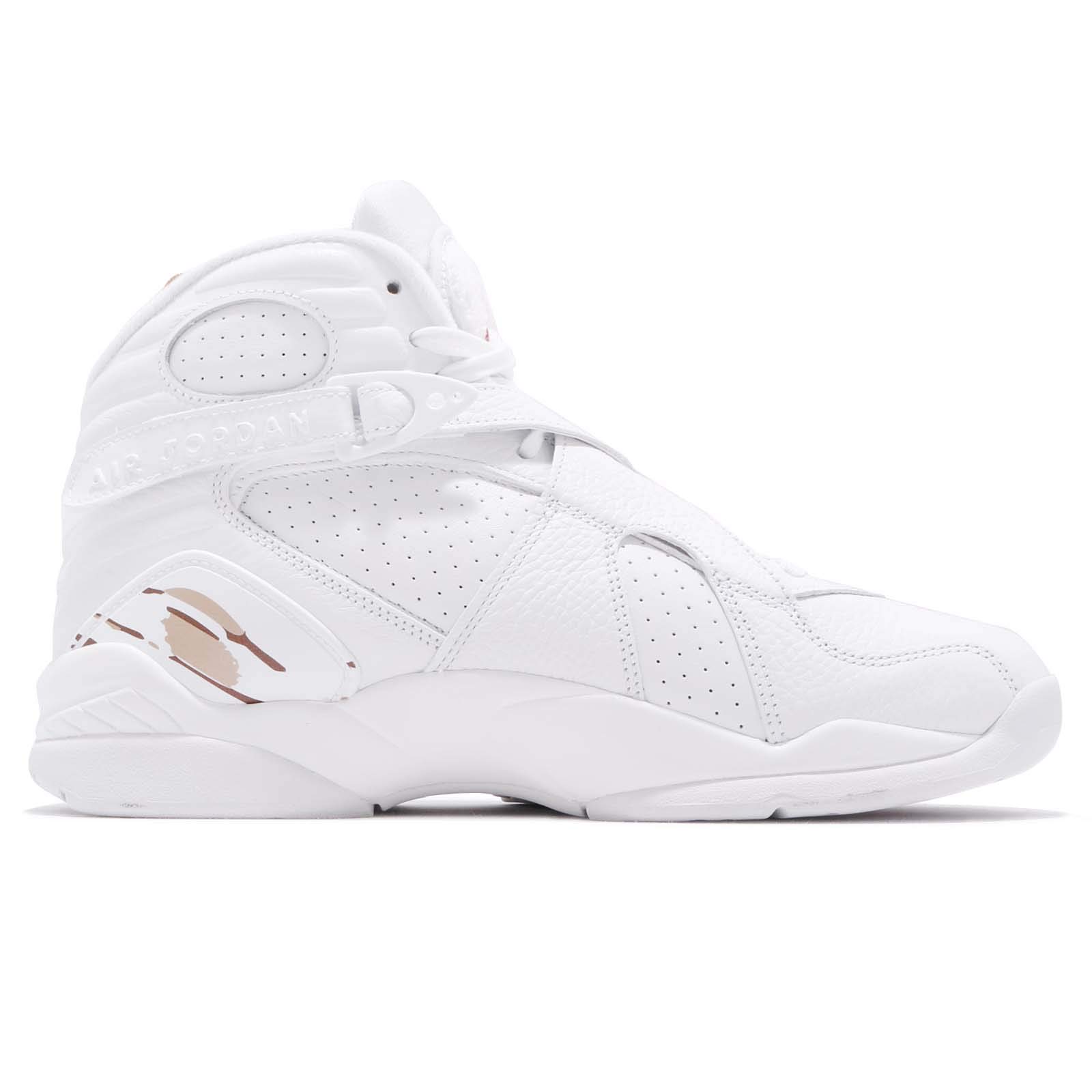 Jordan Men's Air 8 Retro OVO Sneakers AA1239-135 in White - Size 10 | Basketball Shoes for Men, Streetwear Fashion & Casual Wear