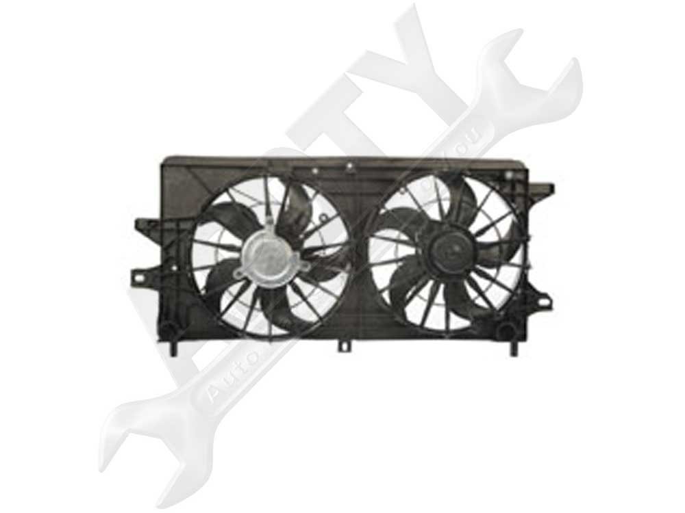 APDTY 731749 Dual Radiator & AC Condenser Cooling Fan Assembly - Replacement for Car, Truck & SUV - Perfect for Overheating Prevention & Climate Control - Ideal for Summer Driving & Off-Road Adventures