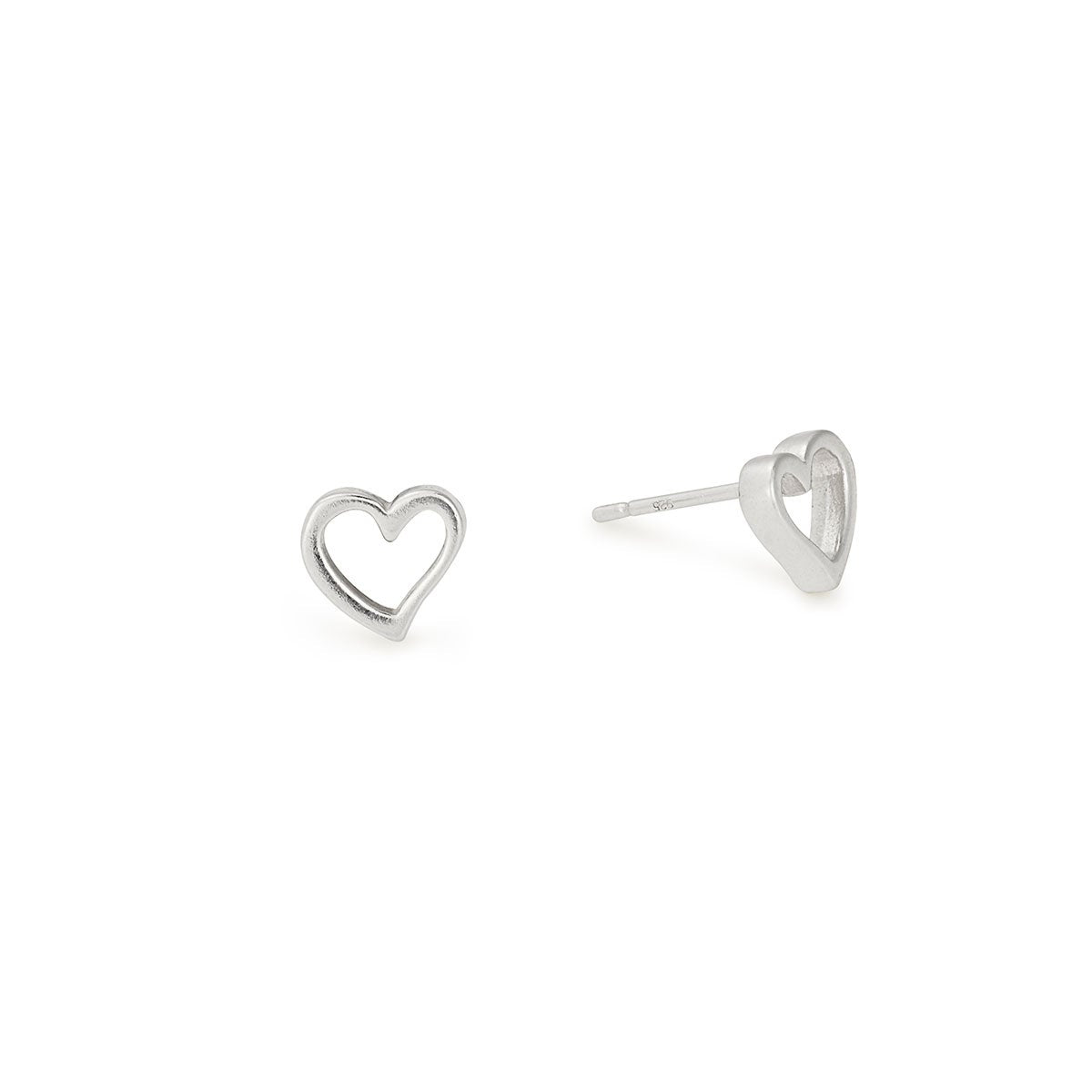 Stylish Heart Stud Earrings for Women - 14K Gold Plated Hypoallergenic Jewelry - Perfect for Valentine's Day, Anniversary & Everyday Wear