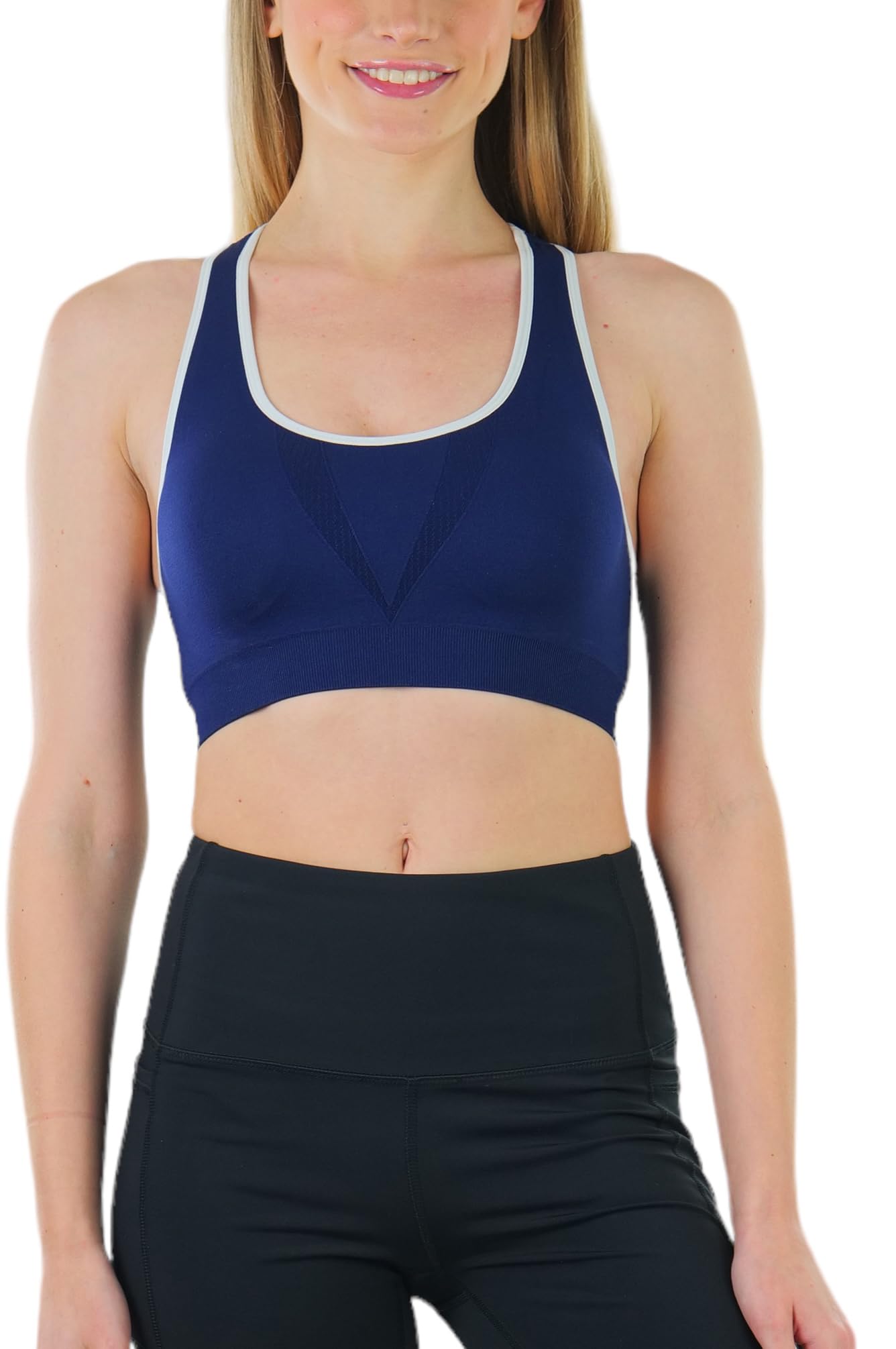 ToBeInStyle Women's Seamless Wire-Free Sports Bras & Bralettes - Supportive Comfort for Yoga, Gym & Everyday Wear